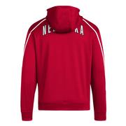 Nebraska Adidas Sideline Full Zip Jacket